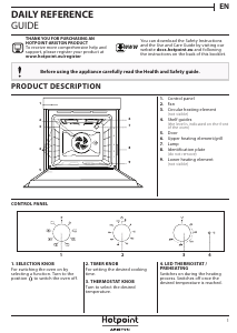 Manual Hotpoint FIT 834 AN HA Oven