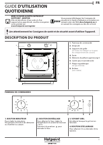 Mode d’emploi Hotpoint GA2 124 IX HA Four