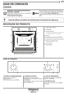 Manual Hotpoint GA3 124 IX HA Forno