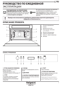 Руководство Hotpoint MS 767 IX HA духовой шкаф