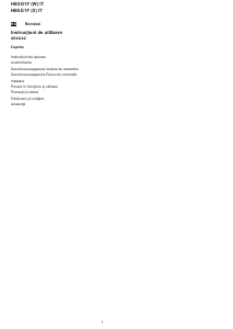 Manual Hotpoint H6GG1F (X) IT Aragaz