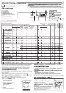 Руководство Hotpoint BI WDHG 961484 EU Стиральная машина с сушилкой