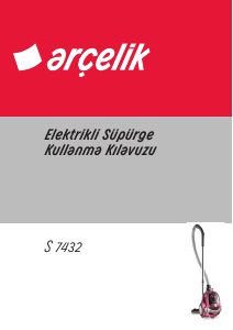 Kullanım kılavuzu Arçelik S 7432 D Elektrikli süpürge