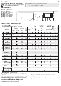 Brugsanvisning Hotpoint NLLCD 946 WC A EU Vaskemaskine