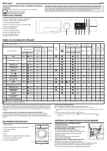 Manual Hotpoint NM11 825 WS A EU Mașină de spălat