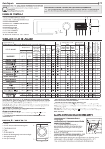 Manual Hotpoint NM11 923 WW A SPT N Máquina de lavar roupa