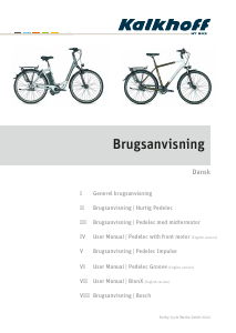 Manuale Kalkhoff Agattu HS 27 Bicicletta