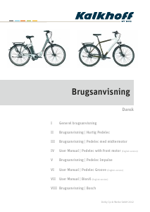 Manuale Kalkhoff Agattu XXL HS 27 Bicicletta
