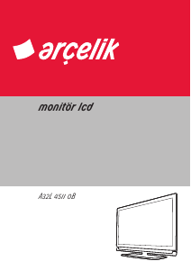 Kullanım kılavuzu Arçelik A32L 4511 0B LCD televizyon