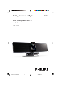 Manual Philips DC910 Speaker Dock