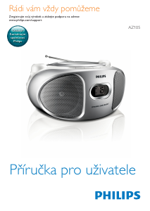 Manuál Philips AZ105V Stereo souprava