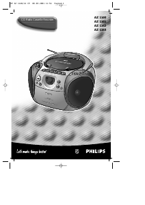 Návod Philips AZ1140 Stereo súprava