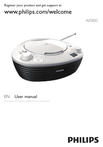 Manual Philips AZ202C Stereo-set