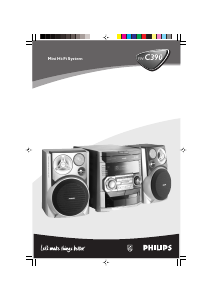 Bruksanvisning Philips FW-C390 Stereoanläggning