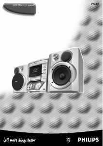 Manuale Philips FW-R7 Stereo set