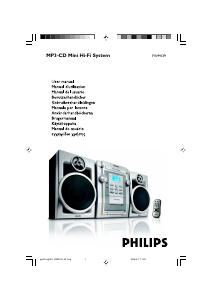 Bruksanvisning Philips FWM139 Stereoanläggning