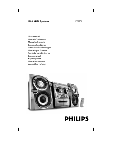 Bruksanvisning Philips FWM70 Stereoanläggning