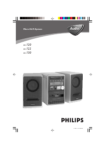 Bruksanvisning Philips MC-122 Stereoanläggning