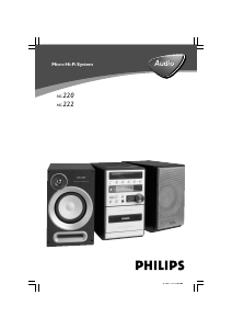 Bruksanvisning Philips MC-222 Stereoanläggning