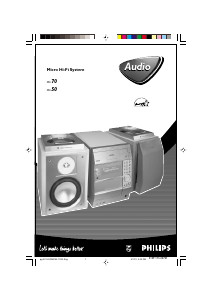 Bruksanvisning Philips MC-50 Stereoanläggning