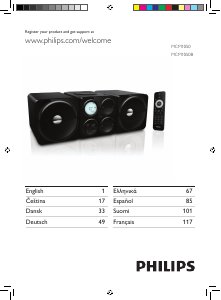 Brugsanvisning Philips MCM1050B Stereo sæt