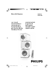 Bruksanvisning Philips MCM118B Stereoanläggning