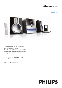 Manual Philips WAC3500D Stereo-set