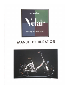 Mode d’emploi Velair Urban Vélo pliant