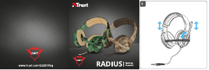 Bruksanvisning Trust 22208 Radius Headsett