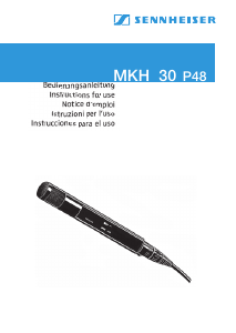 Handleiding Sennheiser MKH 30-P48 Microfoon