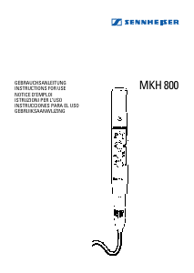 Handleiding Sennheiser MKH 800 P48 Microfoon