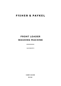 Manual Fisher and Paykel WH1260F2 Washing Machine