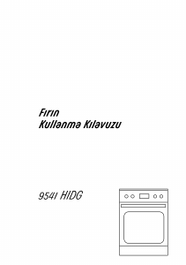 Kullanım kılavuzu Arçelik 9541 HIDG Solo fırın