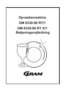 Brugsanvisning Gram OM 6330-90 RT/1 Opvaskemaskine