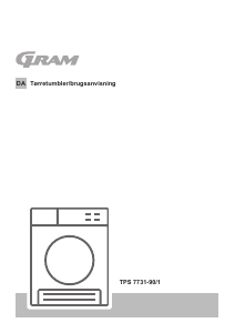 Brugsanvisning Gram TPS 7731-90/1 Tørretumbler