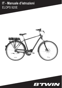 Manuale BTwin Elops 920E Bicicletta elettrica