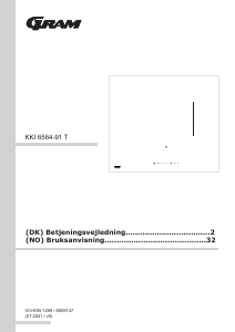 Brugsanvisning Gram KKI 6564-91 T Kogesektion