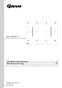 Brugsanvisning Gram KKI 7184-91 TI Kogesektion