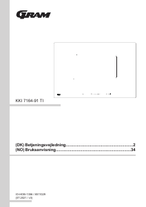 Brugsanvisning Gram KKI 7164-91 TI Kogesektion