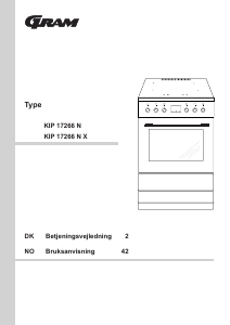 Brugsanvisning Gram KIP 17266 N Komfur