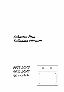Kullanım kılavuzu Arçelik 9629 MMB Fırın