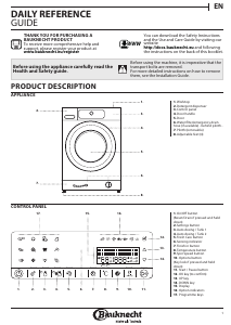 Manual Bauknecht WA Eco 1281 Washing Machine