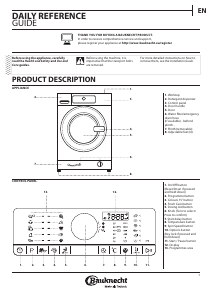 Manual Bauknecht WA Eco 7180 Washing Machine
