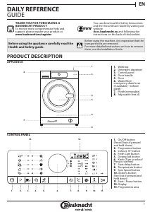 Manual Bauknecht WA Eco 9181 Washing Machine