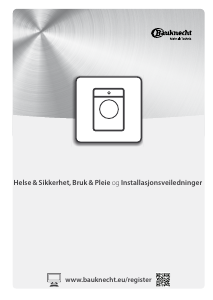 Bruksanvisning Bauknecht WA Platinum 854 I Vaskemaskin