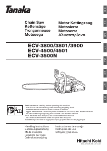 Manual Tanaka ECV-4500 Motosserra