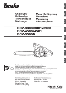 Manual Tanaka ECV-4500 Chainsaw