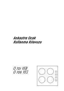 Kullanım kılavuzu Arçelik O 706 YES Ocak