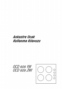 Kullanım kılavuzu Arçelik OCD 609 YW Ocak
