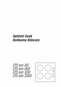 Kullanım kılavuzu Arçelik STO 810 SDG Ocak